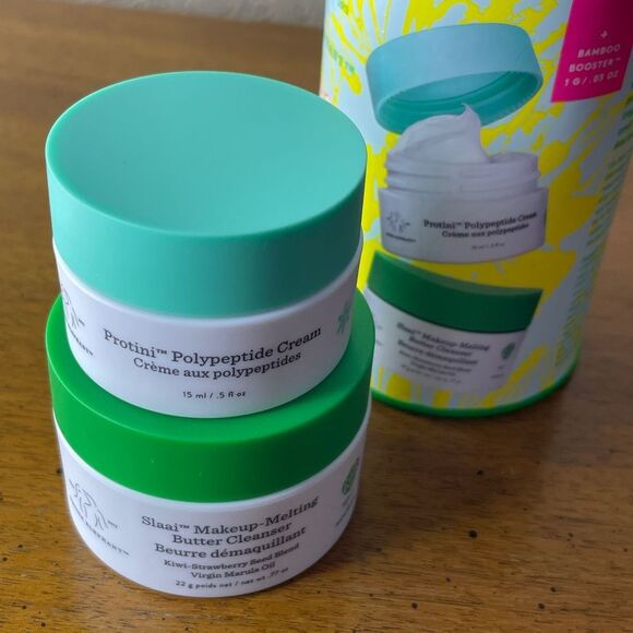 New Set!  Drunk Elephant Skincare Set - Green - Picture 1 of 4